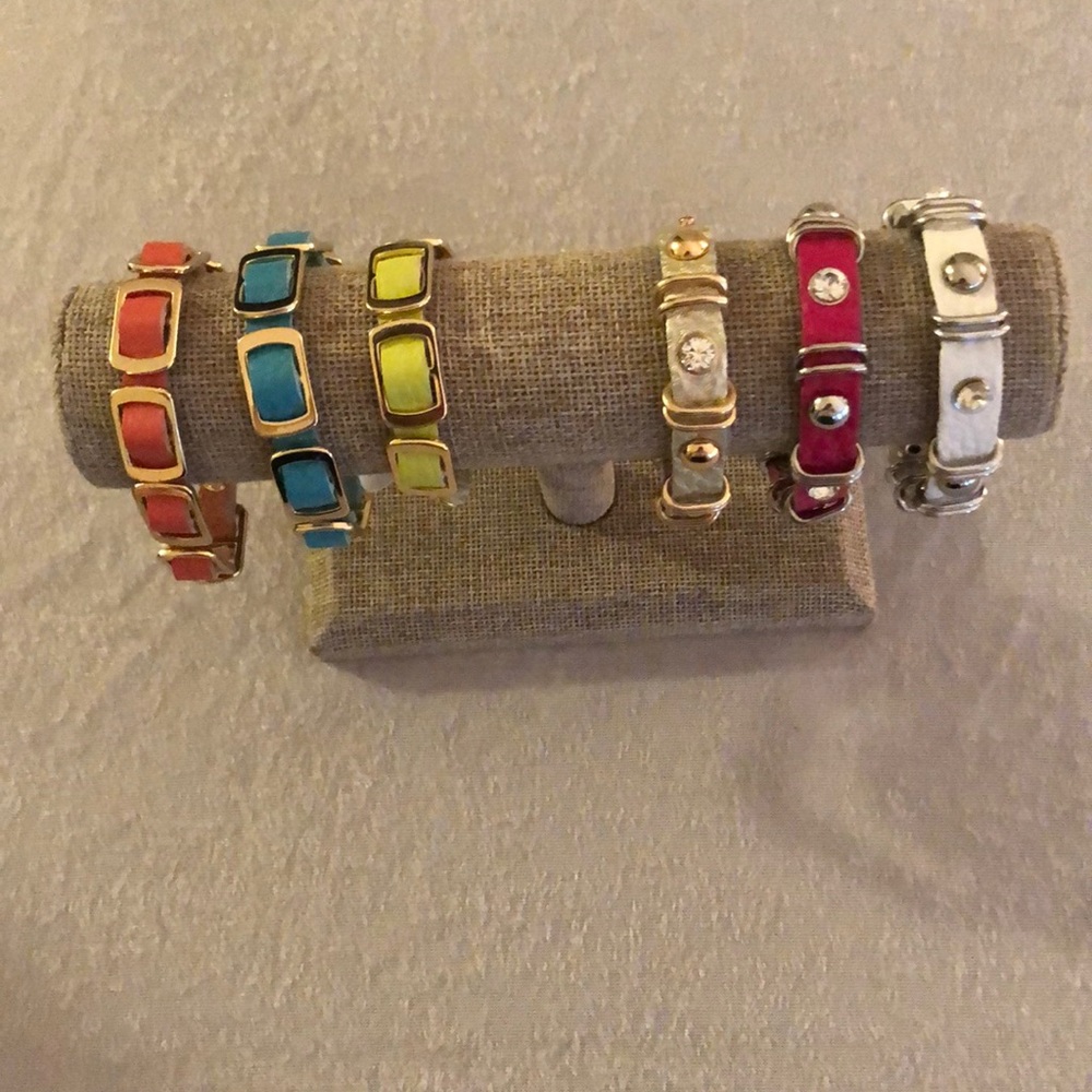 NWT BRACELETS with snap closure!